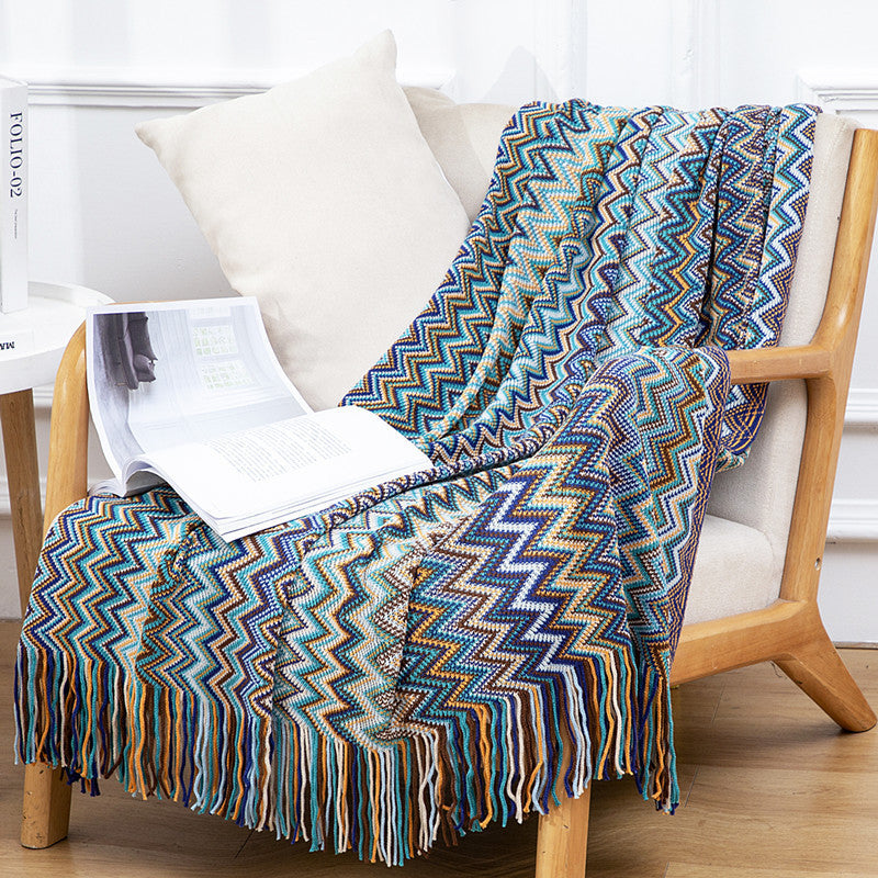 Vasima Knitted Throw Blanket