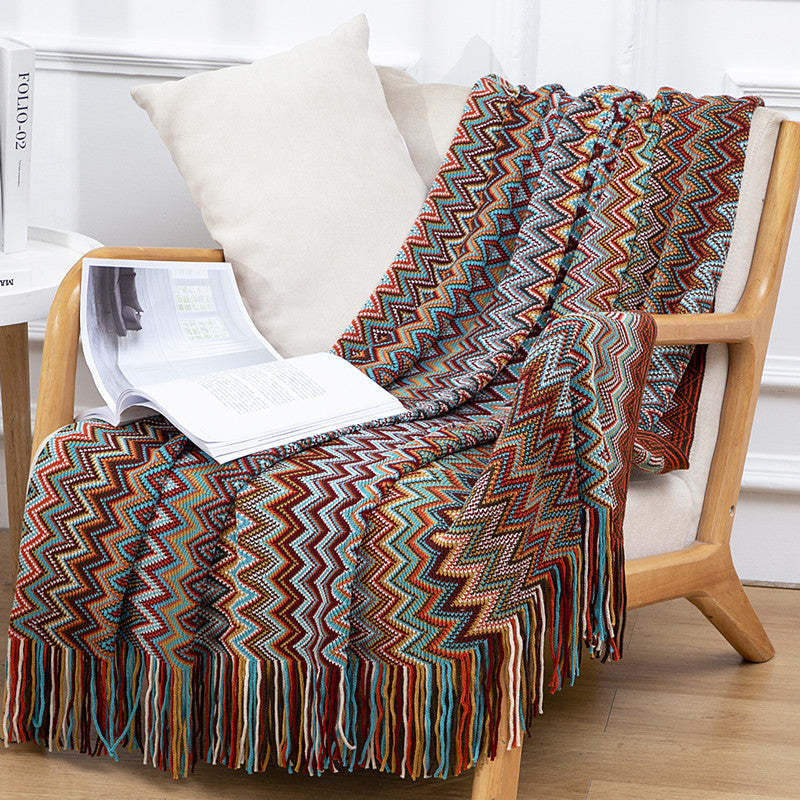 Vasima Knitted Throw Blanket