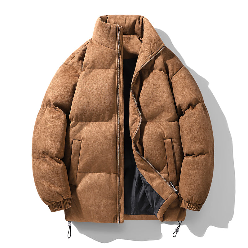 Ventori Suede Quilted Parka Jacket