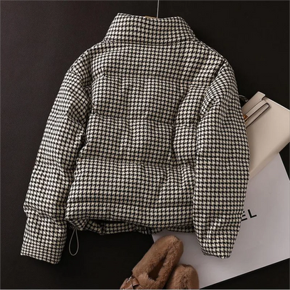 Allia Plaid Parka Jacket