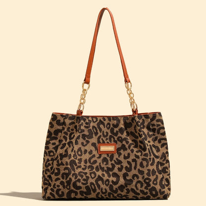 Amesa Cheetah Print Shoulder Bag