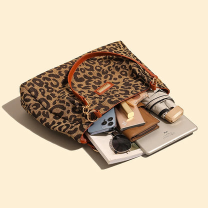 Amesa Cheetah Print Shoulder Bag