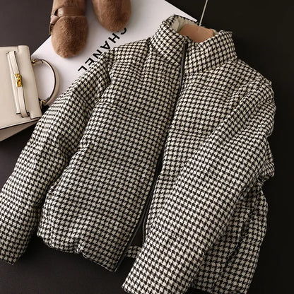 Allia Plaid Parka Jacket