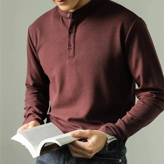 Hanami Japanese Cotton Henley