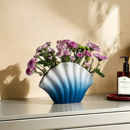 Seashell Serenity Vase