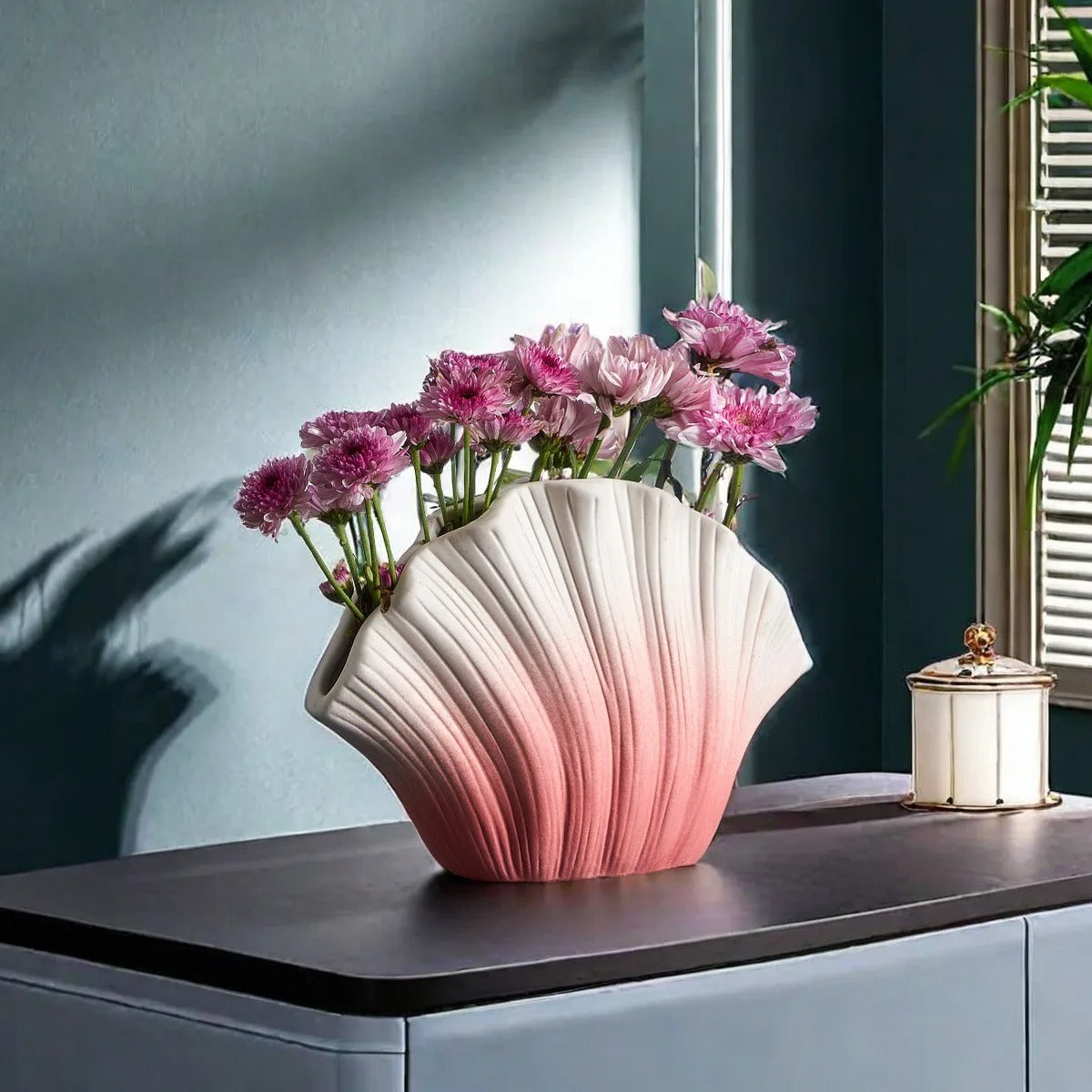 Seashell Serenity Vase